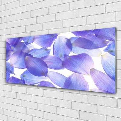 Plexiglas® Wall Art Petals floral purple