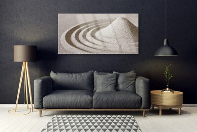 Plexiglas® Wall Art Sand art grey