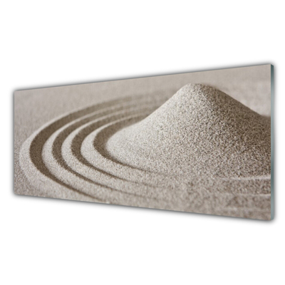Plexiglas® Wall Art Sand art grey