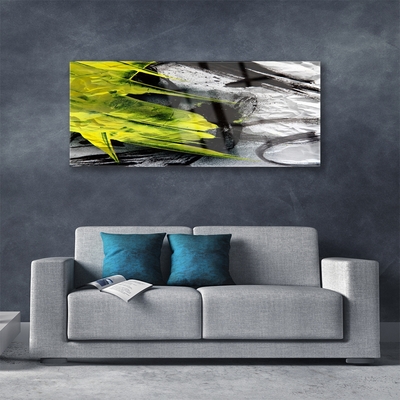 Plexiglas® Wall Art Abstract art green black grey
