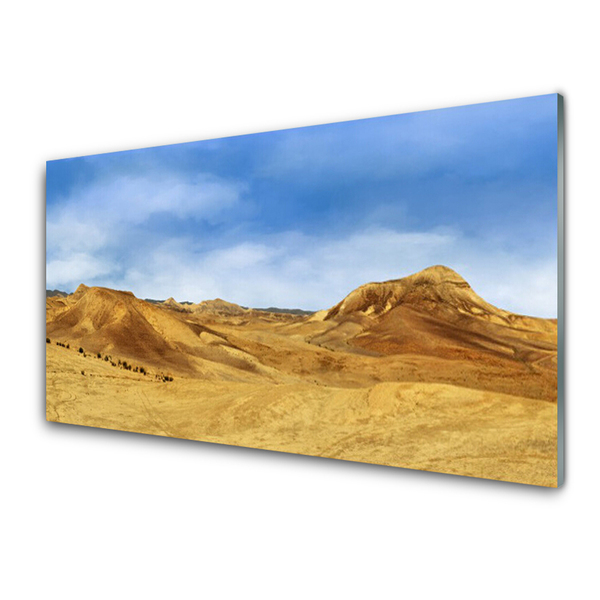 Plexiglas® Wall Art Desert landscape yellow