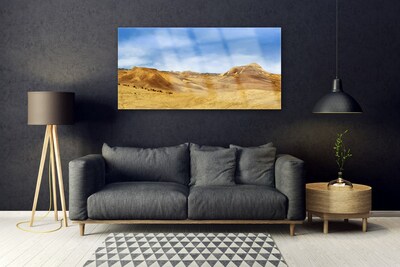 Plexiglas® Wall Art Desert landscape yellow