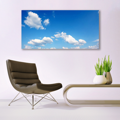 Plexiglas® Wall Art Sky landscape blue white