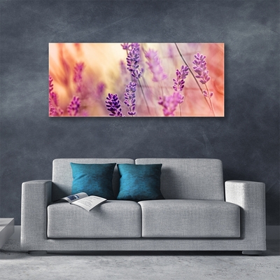 Plexiglas® Wall Art Flowers floral purple pink