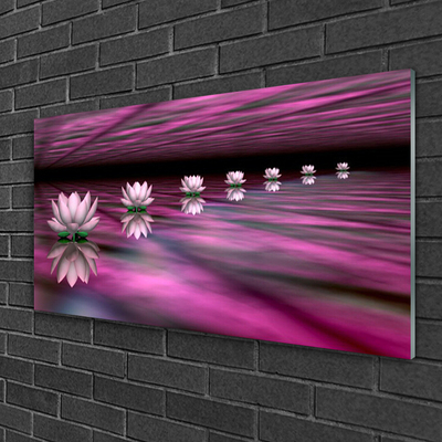 Plexiglas® Wall Art Flowers floral pink