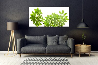 Plexiglas® Wall Art Branches leaves floral brown green