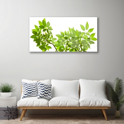 Plexiglas® Wall Art Branches leaves floral brown green