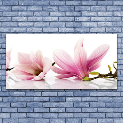 Plexiglas® Wall Art Flowers floral pink