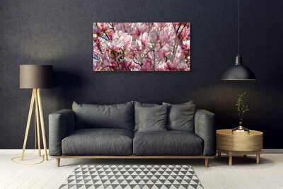 Plexiglas® Wall Art Branches flowers floral brown pink