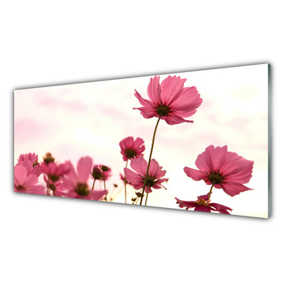 Plexiglas® Wall Art Flowers floral pink