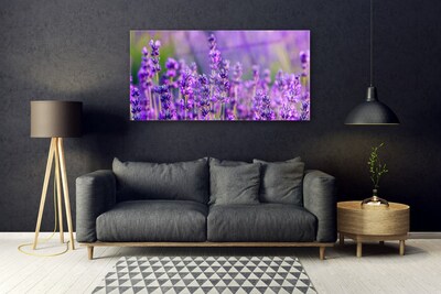 Plexiglas® Wall Art Flowers floral purple