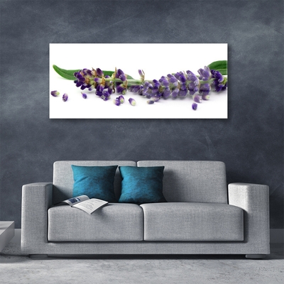 Plexiglas® Wall Art Petals floral purple green