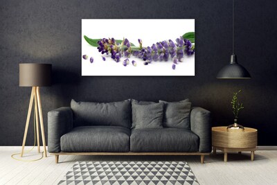 Plexiglas® Wall Art Petals floral purple green