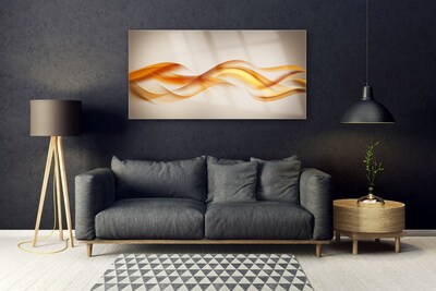 Plexiglas® Wall Art Abstract art yellow grey