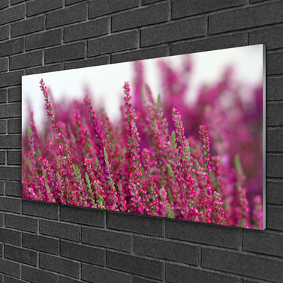 Plexiglas® Wall Art Flowers floral red green