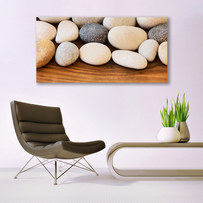 Plexiglas® Wall Art Stones art brown grey