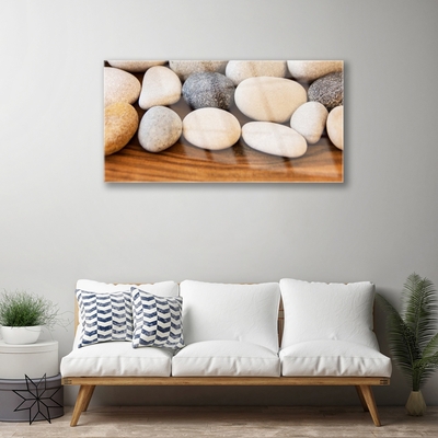 Plexiglas® Wall Art Stones art brown grey