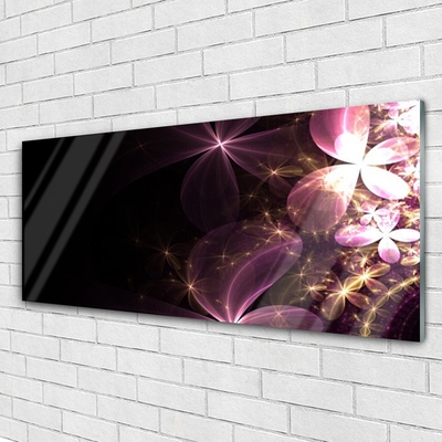 Plexiglas® Wall Art Abstract art black pink gold