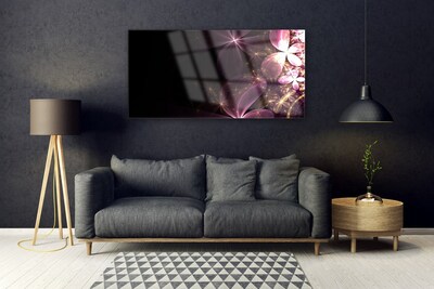 Plexiglas® Wall Art Abstract art black pink gold