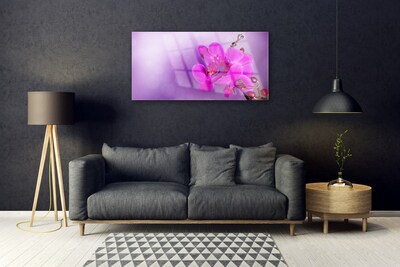 Plexiglas® Wall Art Flowers floral pink