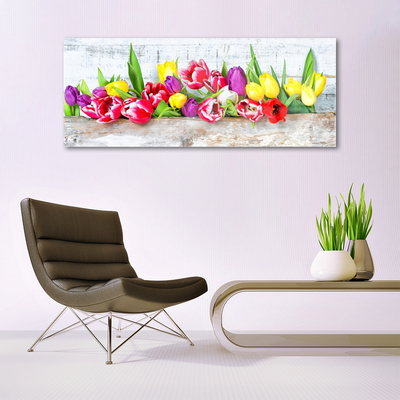 Plexiglas® Wall Art Tulips floral multi