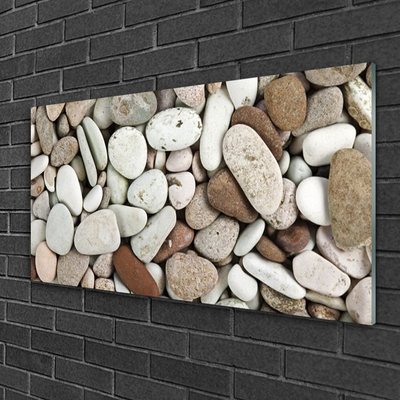 Plexiglas® Wall Art Stones art white grey brown