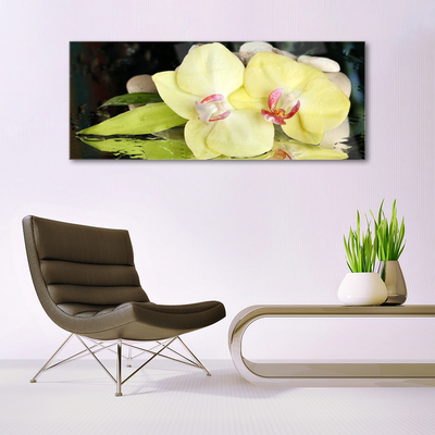 Plexiglas® Wall Art Petal floral green