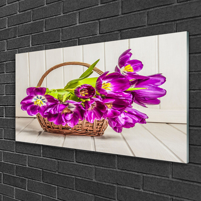 Plexiglas® Wall Art Flowers floral pink