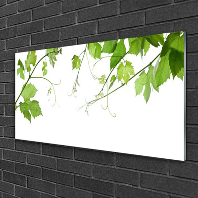 Plexiglas® Wall Art Branches leaves floral brown green