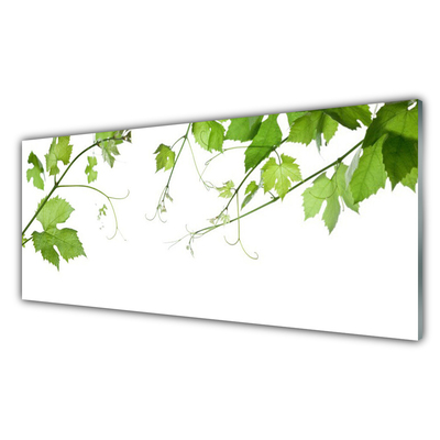 Plexiglas® Wall Art Branches leaves floral brown green