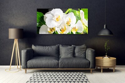 Plexiglas® Wall Art Petals floral white green