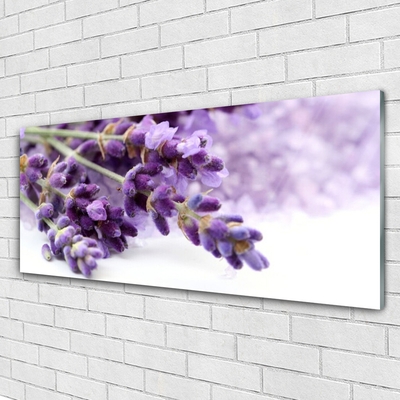 Plexiglas® Wall Art Flowers floral purple