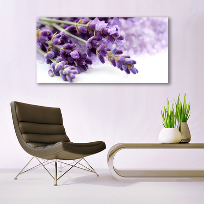 Plexiglas® Wall Art Flowers floral purple