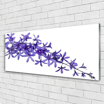 Plexiglas® Wall Art Flowers floral purple