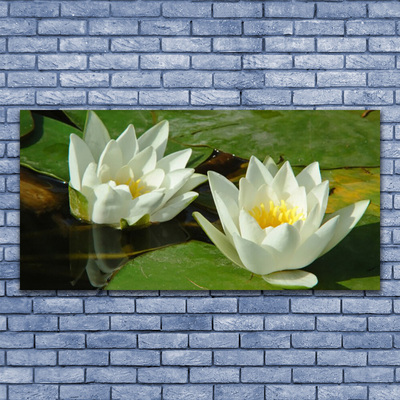 Plexiglas® Wall Art Flowers floral yellow white