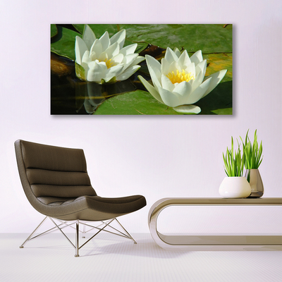 Plexiglas® Wall Art Flowers floral yellow white