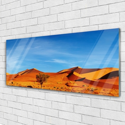 Plexiglas® Wall Art Desert landscape yellow