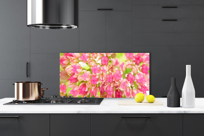 Kitchen Splashback Flower blossom floral pink