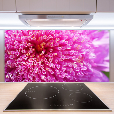 Kitchen Splashback Flower floral pink