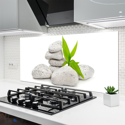 Kitchen Splashback Stones nature grey green white