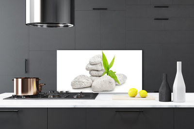 Kitchen Splashback Stones nature grey green white