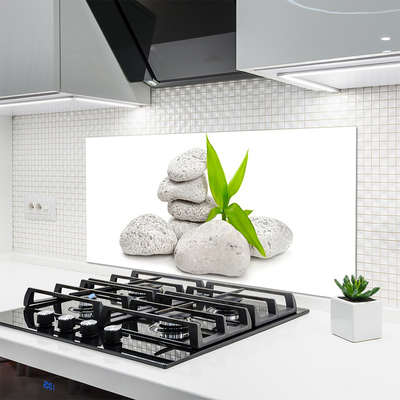 Kitchen Splashback Stones nature grey green white