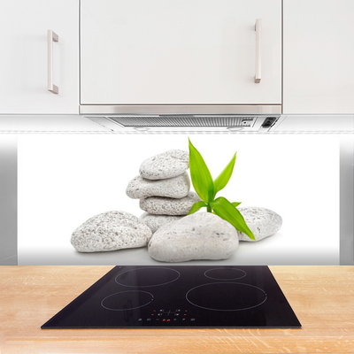 Kitchen Splashback Stones nature grey green white