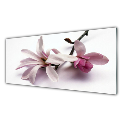 Kitchen Splashback Flower floral white