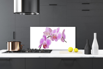 Kitchen Splashback Flowers floral pink