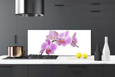 Kitchen Splashback Flowers floral pink