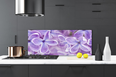 Kitchen Splashback Flowers floral pink