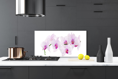 Kitchen Splashback Flowers floral pink