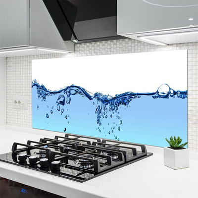 Kitchen Splashback Water art blue