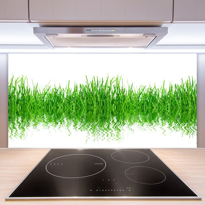 Kitchen Splashback Grass nature green